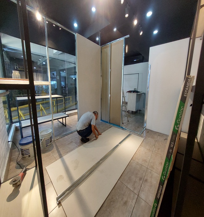 Trabajos en drywall